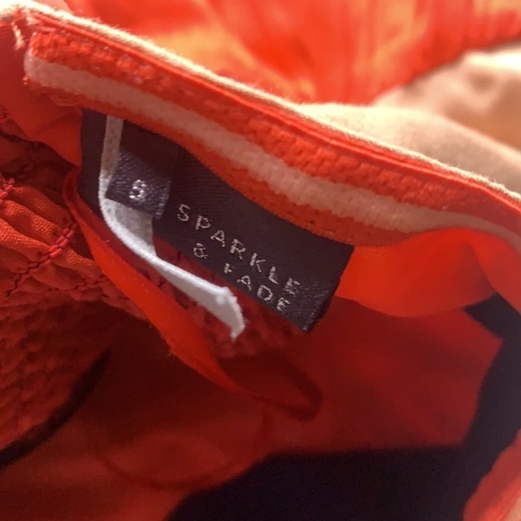 Sparkle & Fade Strapless Color block chic Mini Dress Small women’s spring - Picture 5 of 7